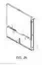 Fig. 26 - Tabletop enclosure including a spring-loaded drop-down flip-top cover