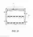 Fig. 33 - Tabletop enclosure including a spring-loaded drop-down flip-top cover