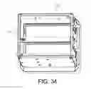 Fig. 36 - Tabletop enclosure including a spring-loaded drop-down flip-top cover