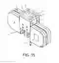 Fig. 37 - Tabletop enclosure including a spring-loaded drop-down flip-top cover