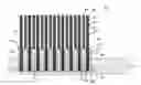 Fig. 01 - Toothbrush with bristle-mounting system for retarding bristle strain