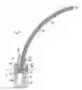 Fig. 08 - Toothbrush with bristle-mounting system for retarding bristle strain