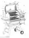 Fig. 01 - Oval-shaped grill with hinged lid