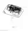 Fig. 10 - Retainer, combination of a packaging and a retainer, adapter and a retainer with a support structure for a surgical device