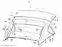 Fig. 01 - Back window part seal structure for vehicle with retractable roof