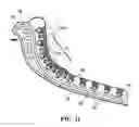 Fig. 11 - Skate boot having a lace member with at least one opening