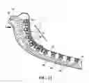Fig. 12 - Skate boot having a lace member with at least one opening