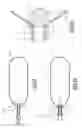 Fig. 06 - Inflatable and detachable balloon, designed to be implanted in a body cavity, associated treatment kit and draining method