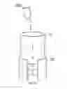 Fig. 16 - Liquid dispenser for an inverted container