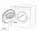 Fig. 02 - Laundry treating appliance with closure mounted dispenser