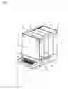Fig. 02 - Protective cover for weighing instrument with suspended sliding door
