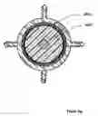 Fig. 43 - HIGH PERFORMANCE SUPPORT-SEPARATORS FOR COMMUNICATIONS CABLES PROVIDING SHIELDING FOR MINIMIZING ALIEN CROSSTALK