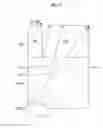 Fig. 16 - Display device having a sloped insulating layer supporting an OLED array as used in eyeglasses-like augmented reality device