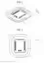 Fig. 02 - Connector attached on opposite sides of garment and sandwiched between connector first member and connector second member