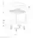 Fig. 10 - Folding storage stool on wheels