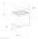 Fig. 11 - Folding storage stool on wheels