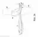 Fig. 32 - Orthopaedic surgical system for determining joint forces of a patient's knee joint