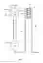 Fig. 03 - Device for controlling interface of liquid-liquid extraction column using pressure equilibrium