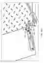 Fig. 24 - Locking arm system for a retention ramp of a lift gate