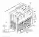 Fig. 01 - Method for transporting mattresses and shipping container holding an assembly of stacked bedding products