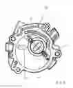 Fig. 09 - Vacuum pump with separate oil outlet with relief valve