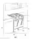 Fig. 02 - Height adjustable removable kick panel