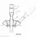 Fig. 40 - Spinal stabilization system with adjustable interlaminar devices