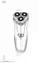 Fig. 01 - Rotary electric shaver with magnet biased blade units