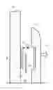 Fig. 01 - Magnetic attachment assembly for attaching trim board to walls ceilings and other surface structures