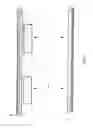Fig. 03 - Magnetic attachment assembly for attaching trim board to walls ceilings and other surface structures