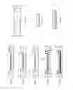 Fig. 05 - Magnetic attachment assembly for attaching trim board to walls ceilings and other surface structures