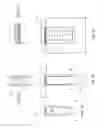 Fig. 16 - Magnetic attachment assembly for attaching trim board to walls ceilings and other surface structures