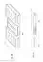 Fig. 22 - Magnetic attachment assembly for attaching trim board to walls ceilings and other surface structures