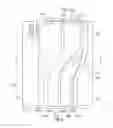 Fig. 08 - Turbine blade cooling system with tip diffuser