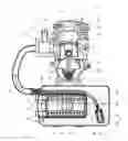 Fig. 01 - WORK APPARATUS WITH A GAS-OPERATED COMBUSTION ENGINE