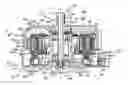 Fig. 01 - Motor with rotor including angled cooling outlet and a bracket including cooling inlet