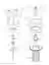 Fig. 01 - Valve assembly including magnetic handle retention with spring assist