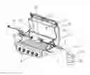 Fig. 01 - Rotary barbeque apparatus with forward-reverse motor