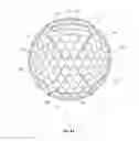 Fig. 43 - Golf balls with aerodynamic subsurfaces