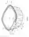 Fig. 07 - Tamper-evident container with a wide tab extending beyond a hinge