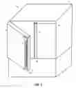 Fig. 06 - Appliance with transitioning door handles