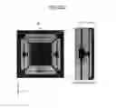 Fig. 40 - Sensor chip, flexure element, and force sensor device