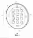 Fig. 02 - Keypad device with rocker button mechanism