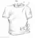 Fig. 02 - Apparel article with integral pre-worn design elements