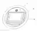 Fig. 01 - Apparatus for holding an electronic device on a golf cart
