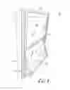 Fig. 02 - AWNING WINDOW ASSEMBLY HAVING A DOUBLE HUNG APPEARANCE