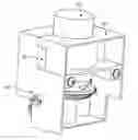 Fig. 01 - Elevation mechanism for a central input selector knob