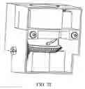 Fig. 22 - Elevation mechanism for a central input selector knob
