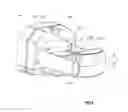 Fig. 06 - Lighting device for a vehicle comprising a ventilation device disposed between two heat dissipation devices