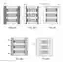Fig. 17 - 3D vertical memory array cell structures with individual selectors and processes
